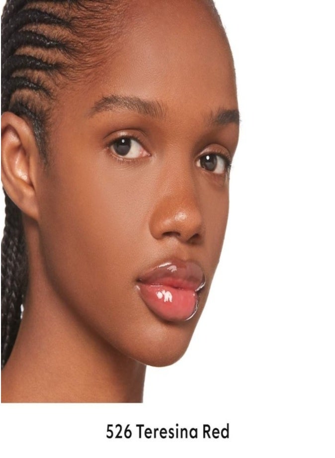 Gucci Hydrating Plumping Lip Gloss 6.5ml – 526 - Teresina Red High-Shine Volumizing Gloss with Moisture Boost - Image 4